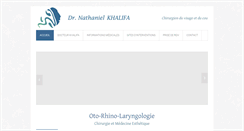 Desktop Screenshot of docteur-khalifa.fr