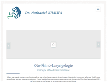 Tablet Screenshot of docteur-khalifa.fr